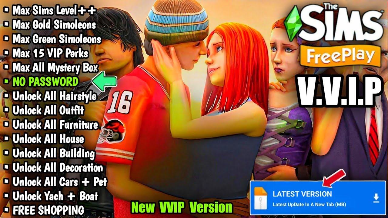 The Sims FreePlay Mod Apk VVIP 5.95.0 Latest Version 5,