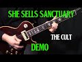 how to play &quot;She Sells Sanctuary&quot; on guitar by The Cult | electric guitar lesson | DEMO