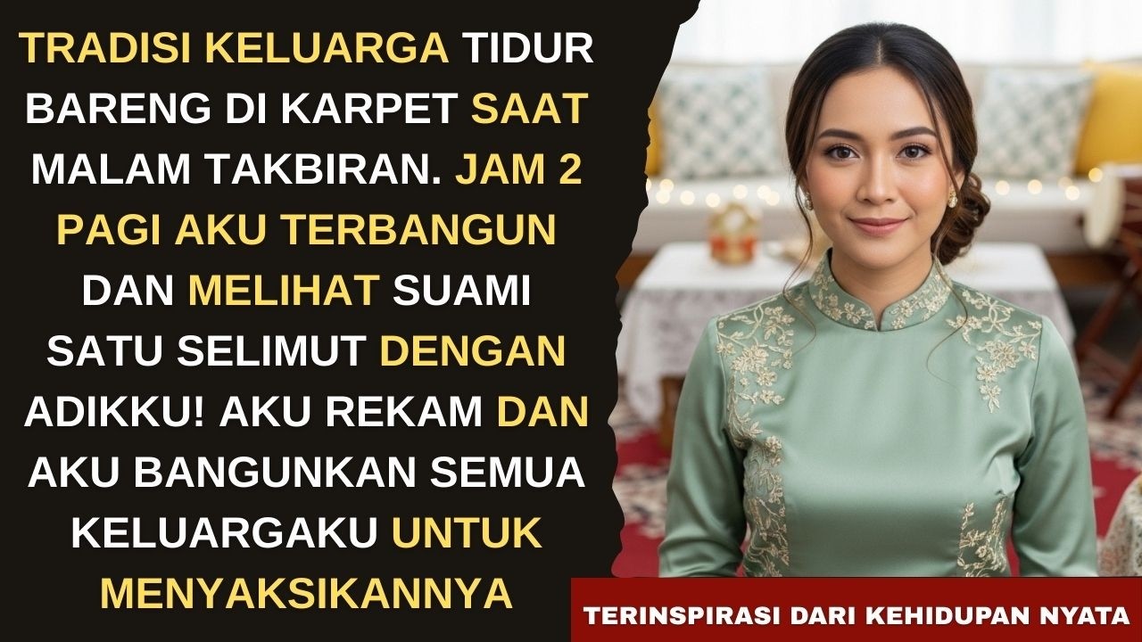 ADIK KANDUNG & SUAMIKU SATU SELIMUT SAAT TRADISI KELUARGA TAPI GAK ADA YG PERCAYA. AKU BALAS MEREKA