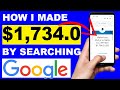 How I Made $1734.50 By Searching Google (With PROOF✅) - NOT AFFILIATE MARKETING