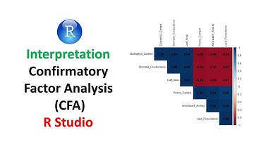 Interpretation of Confirmatory Factor Analysis (CFA) Results in R Studio | CFA in R Explained