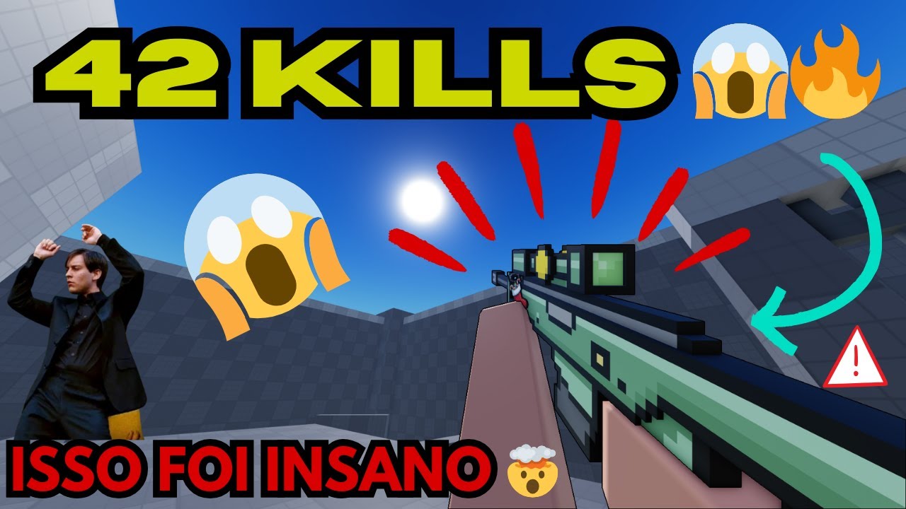 💀 42 KILLS, CAOS TOTAL e TOP 1 | FPS PASSEIO ROBLOX