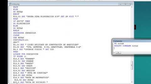 Menú de opciones en FoxPro (Altas, Bajas y Cambios) - Parte 6