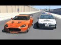 Crazy Police Chases #23 - BeamNG Drive Crashes