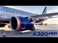 Полёт на новом A320neo Аэрофлота