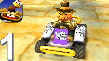 Moorhuhn Kart Multiplayer Racing - Gameplay Walkthrough Part 1 (Android)