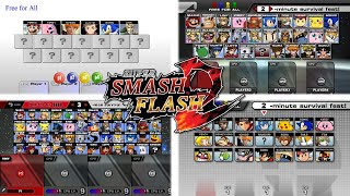 Evolution of Characters Selection Screen | Super Smash Flash 2