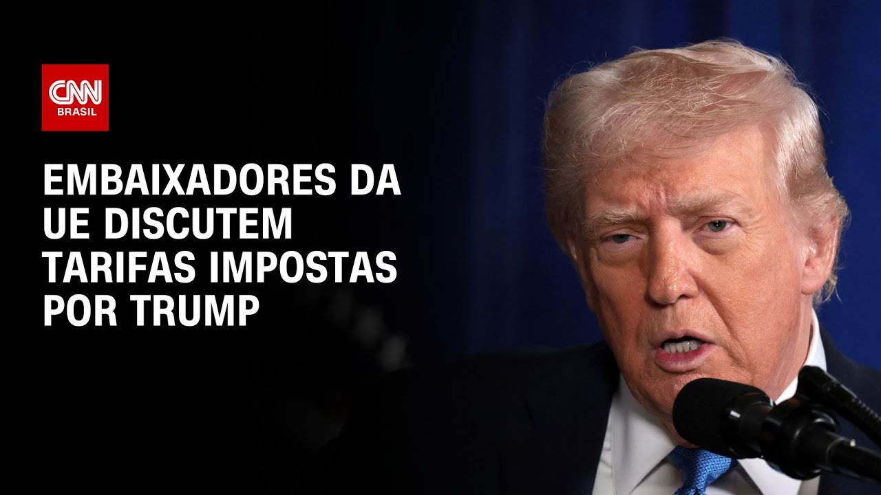 Autoridades da União Europeia discutem tarifas de Trump | AGORA CNN