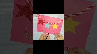 Diy Easy Christmas card ideas #short