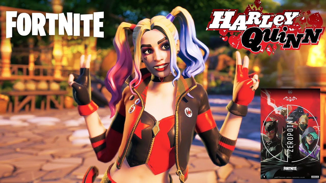 How To Get The Fortnite Harley Quinn Skin Code And Redeem The Item - roblox harley quinn outfit code