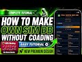 Create own SIM Database Website |With New Premium Design | Full Tutorial for Beginners in 2026