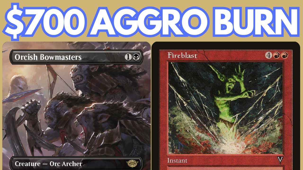 NOW DO THE BUDGET VERSION! Legacy Black Red Burn with NO RESERVE LIST cards. MTG MTGO League