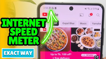 How To Enable Internet Speed Meter in android