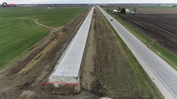 US 61 Stringless Paving - LPS/GPS Machine Control