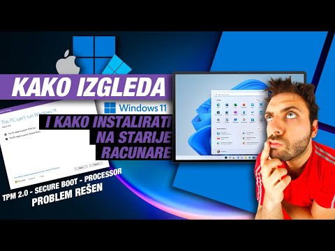 WINDOWS 11 / Kako izgleda i kako ga instalirati na slabije racunare ( no TPM / no Secure Boot )