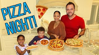 Making Personal Pizzas - Easy Family Dinner with the Kids