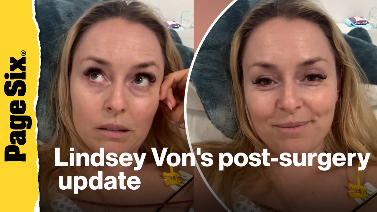 Lindsey Vonn shares update from hospital bed post-Olympics injury