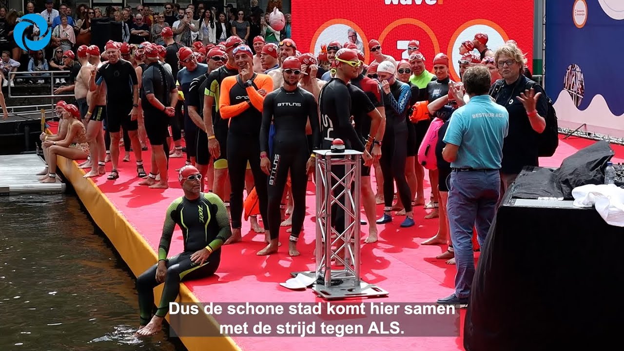 De schone stad komt samen met de strijd tegen ALS - Amsterdam City Swim   Aftermovie 🎥💦🏊🏊‍♀️🏊‍♂️