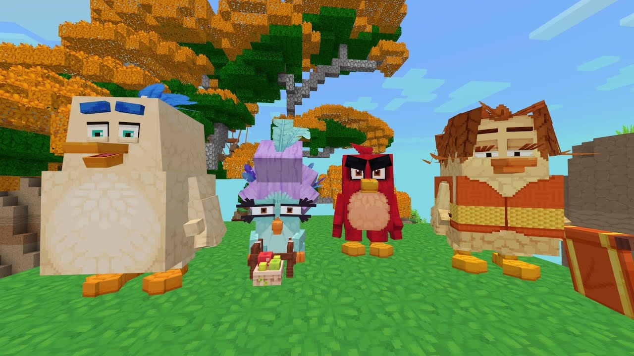 Minecraft birds. Angry Birds Minecraft. Angry Birds Minecraft DLC. Minecraft Angry.