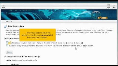 AdelinaHost.com - How to use cPanel Raw Access Logs