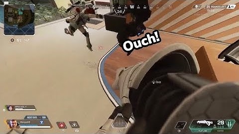 Making friends with enemy lifeline then death (Apex Legends)