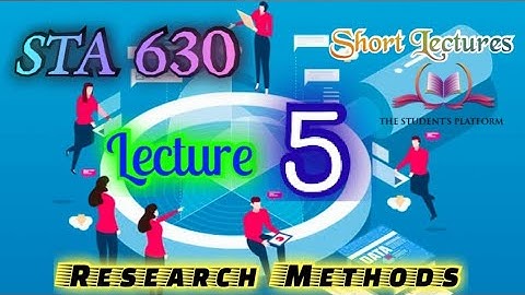STA630 || Lecture 5 || Concepts || Short Lecture || VU Lectures || Midterm Final term Preparation
