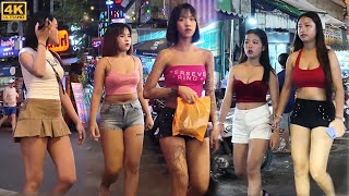 How Is Phnom Penh Street 136 Nowadays? | Cambodia Nightlife 2025 in 4K UHD