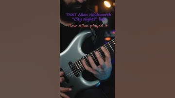 Thumbnail of THAT "City Nights" lick by #allanholdsworth