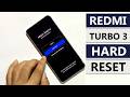 Xiaomi Redmi Turbo 3 Hard Reset | Factory Reset ✅