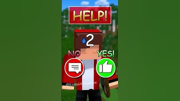 HELP JJ win the TARGET GAME - MAIZEN Minecraft Animation | Ethena #shorts