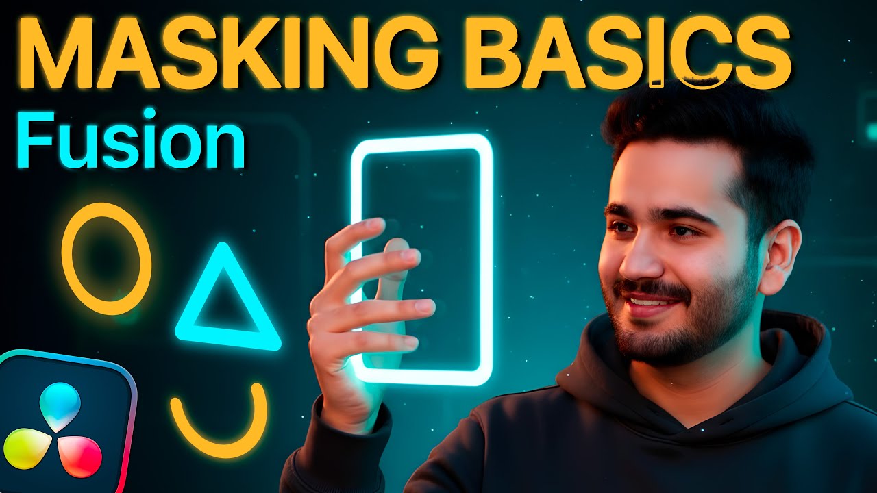 Master Every Mask Type in DaVinci Resolve Fusion — Rectangle, Ellipse, B-Spline & More