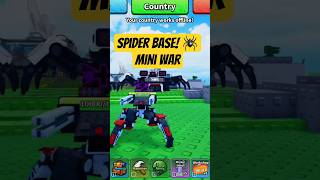 SPIDER BASE is OP! 🕷️ Mini War #roblox #miniwar #shorts #fyp