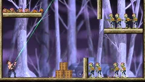 Stupid zombies 2 - Walkthrough - Forest Level 33 (Day 33 )