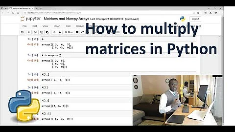 How to Multiply Two Matrices in Python using numpy
