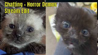 So Scared Chat has to Play - Grimmi Chatting & Horror Demos Edit