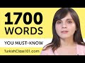 1700 Words Every Turkish Beginner Must Know