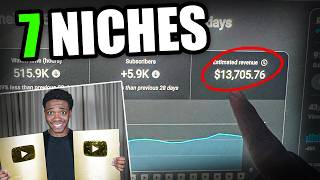 Famous 7 YouTube niches that will make you ATLEAST $9.1K + breakdown Wealth