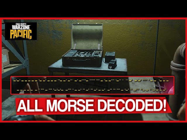 Decoded the Morse code, this is interesting: IN ISOLATED AND BLACKOUT THERE  ARE INGREDIENTS THAT HELP ME IN THOSE SCATTERED CONTAINERS. :  r/CallOfDutyMobile