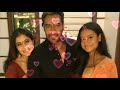 Ajay Devgn With Family | Daughter Nysa, Son Yug And Wife Kajol ...