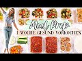 1 Woche MEAL PREP zum Abnehmen/gesünder Essen - der Test! TheBeauty2go