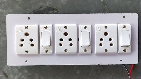 3 Switch 3 Soket connection||3 5pin Soket 3 switch Connection||Board wiring (2021)||Electric board||