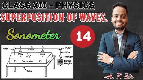 Class XII Physics | Superposition of waves | Sonometer | Ajay patel |