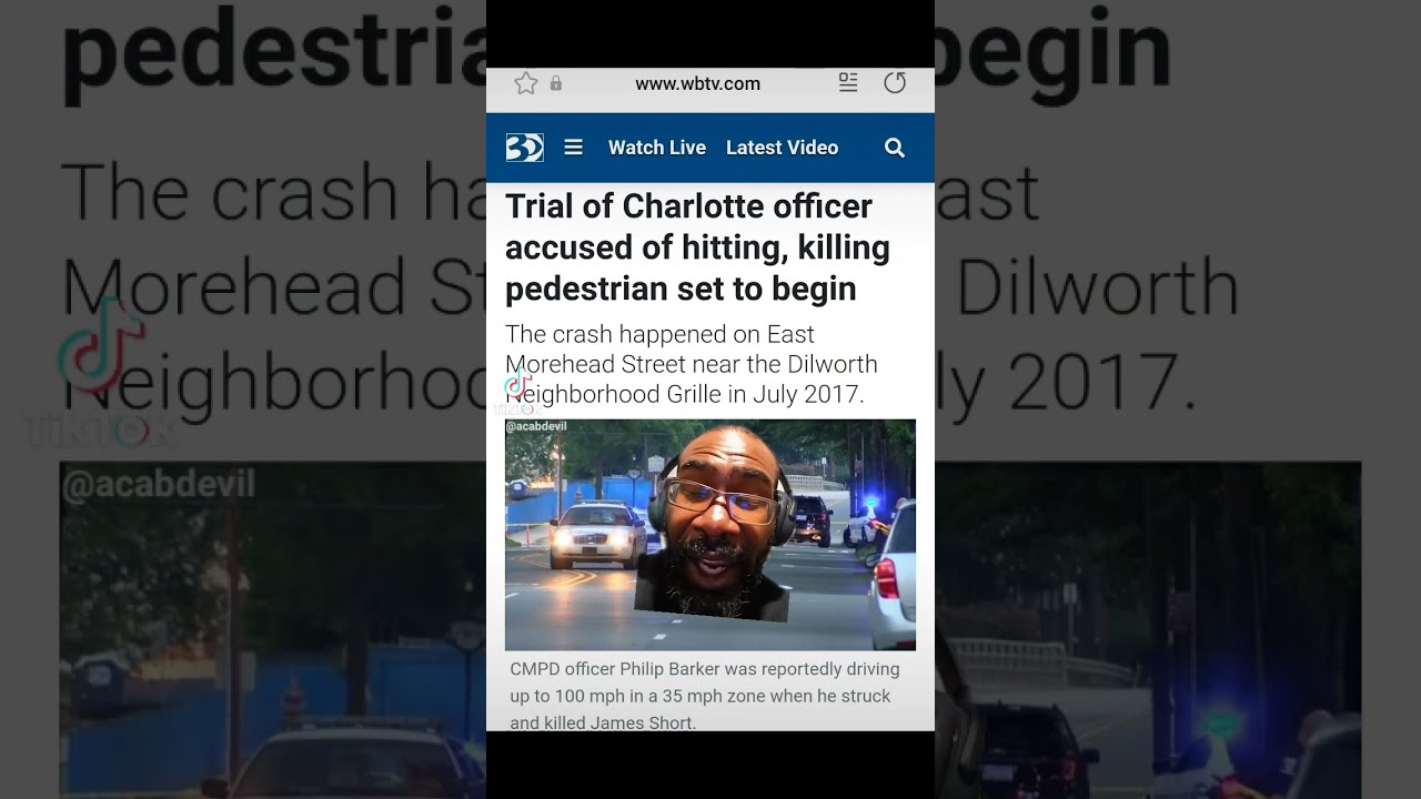 ⁣N.C. Cop goes on trial for running over citizen. #northcarolina #shorts #acabdevil #charlotte