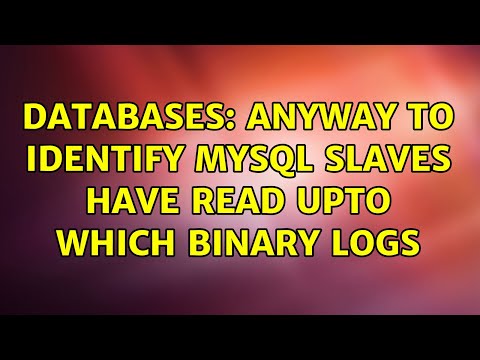 Databases: Anyway to
