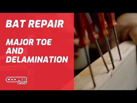 Cricket Bat Toe & Delamination Repair | Cooper Cricket
