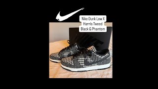 Nike Dunk Low X Harris & Tweed Black & Phantom 2026 #shorts