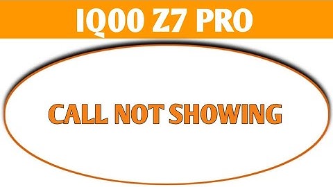 incoming call ringing but not showing IQOO z7 Pro, how to fix incoming call not showing on screen