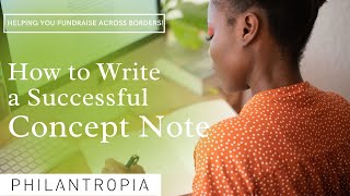 How to Write a Successful Concept Note