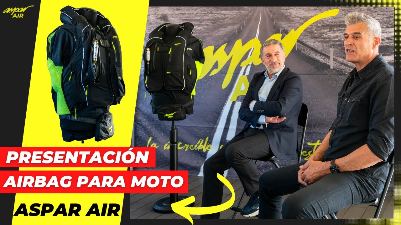 Jorge Martínez Aspar presentó su nuevo chaleco airbag para motoristas -  Vivir Ediciones