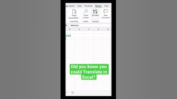 Translate in Excel #shorts